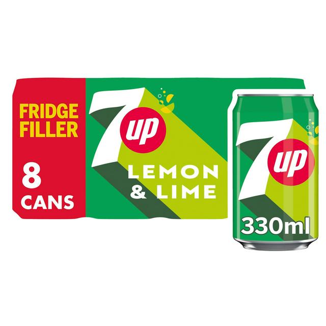 7UP Refreshing Lemon & Lime Taste 8x330ml