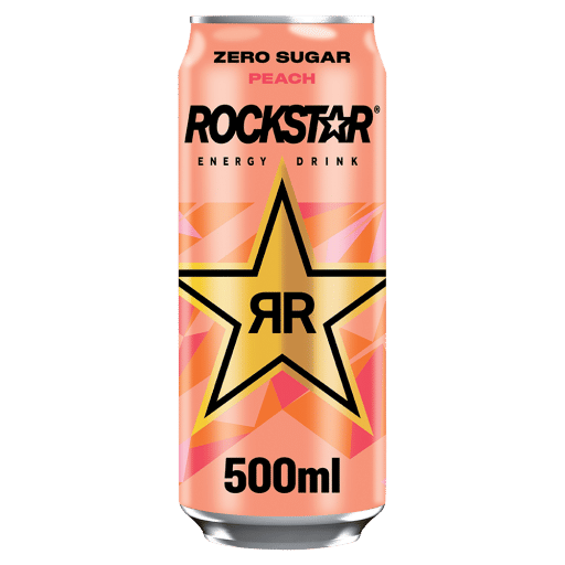 Rockstar Peach Energy Drink 500ml