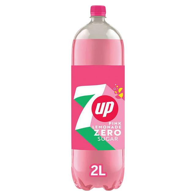 7UP Zero Sugar Pink Lemonade Bottle 2L