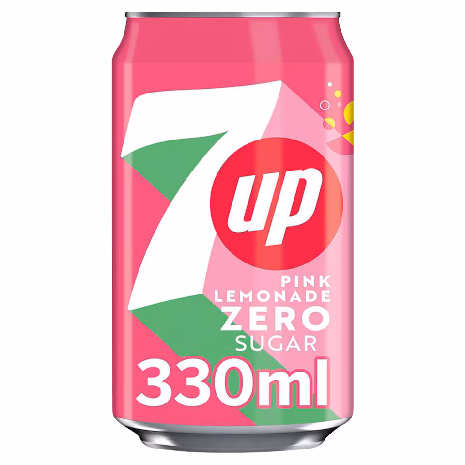 7Up Pink Lemonade Zero Sugar  330ml