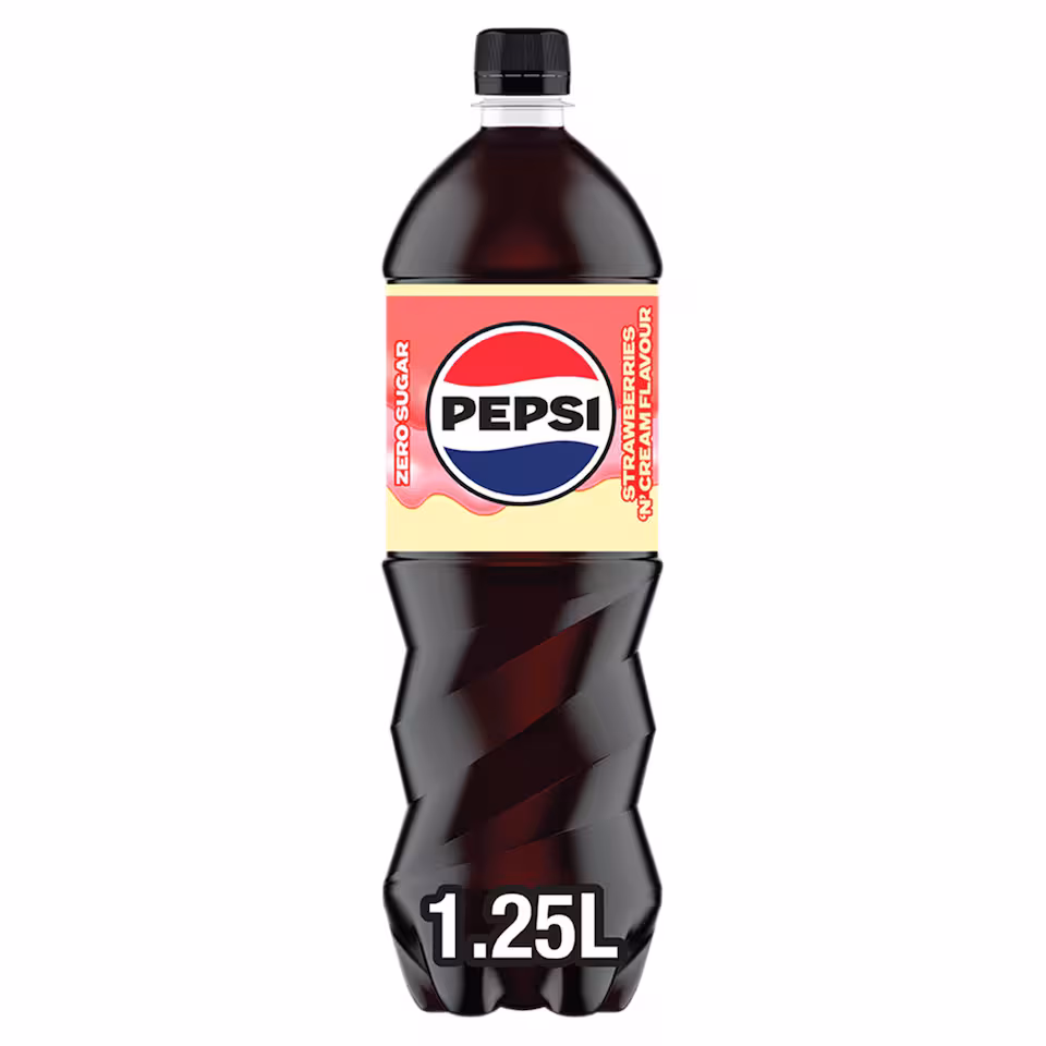 Pepsi Treats Strawberry & Cream 1.25L