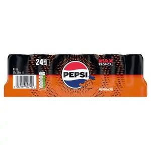 Pepsi Max Tropical Cans 24 x 330ml