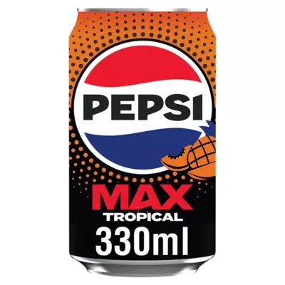 Pepsi Max Tropical Cans 24 x 330ml