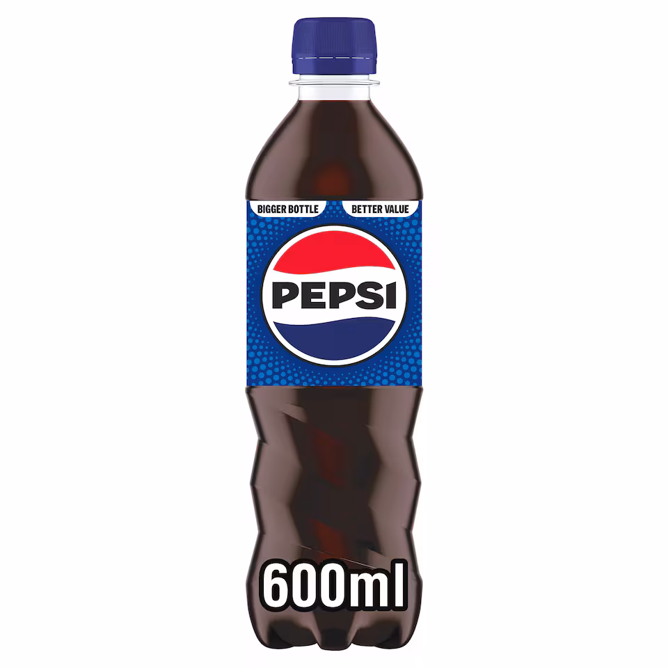 PEPSI COLA FLAVOUR SOFT DRINK 600ML