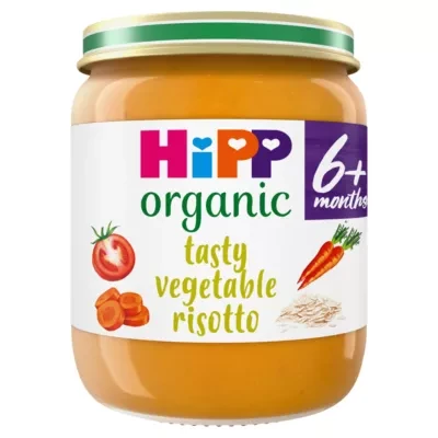HiPP Tasty Vegetable Risotto Food Jar 6+ Months 125g