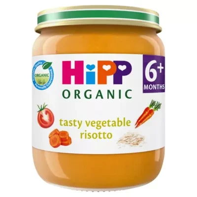 HiPP HiPP Organic Tasty Vegetable Risotto Food Jar 6+ Months 125g