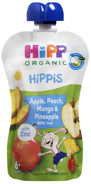 Hippis Smoothie Fersken&Mango 6mdr Hipp
