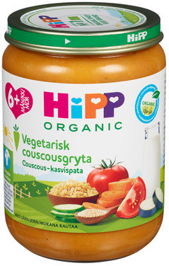 Hipp Vegetarisk Couscousgryta 6m 190g