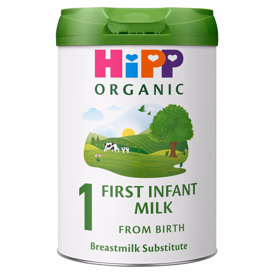 HiPP Organic 1 First Infant Baby Milk Powder Formula, From Birth, 800g