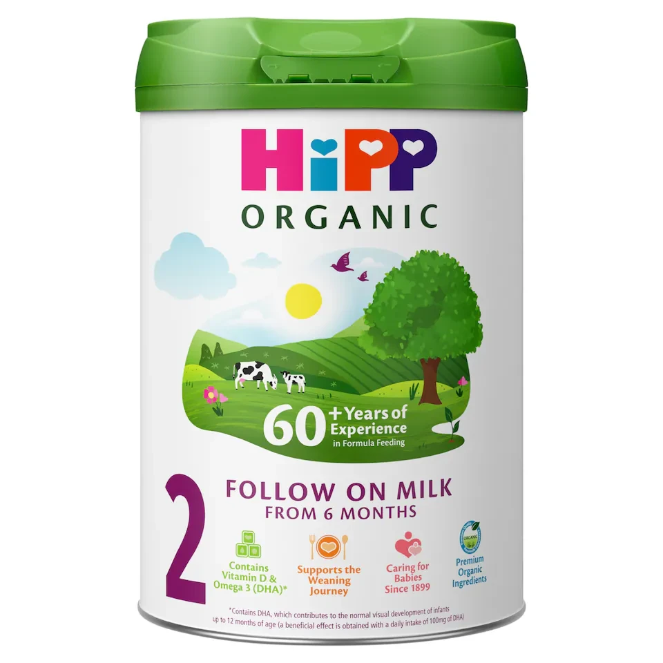 HiPP Organic 2 Follow on Baby Milk Powder Formula, From 6 Months, 800g