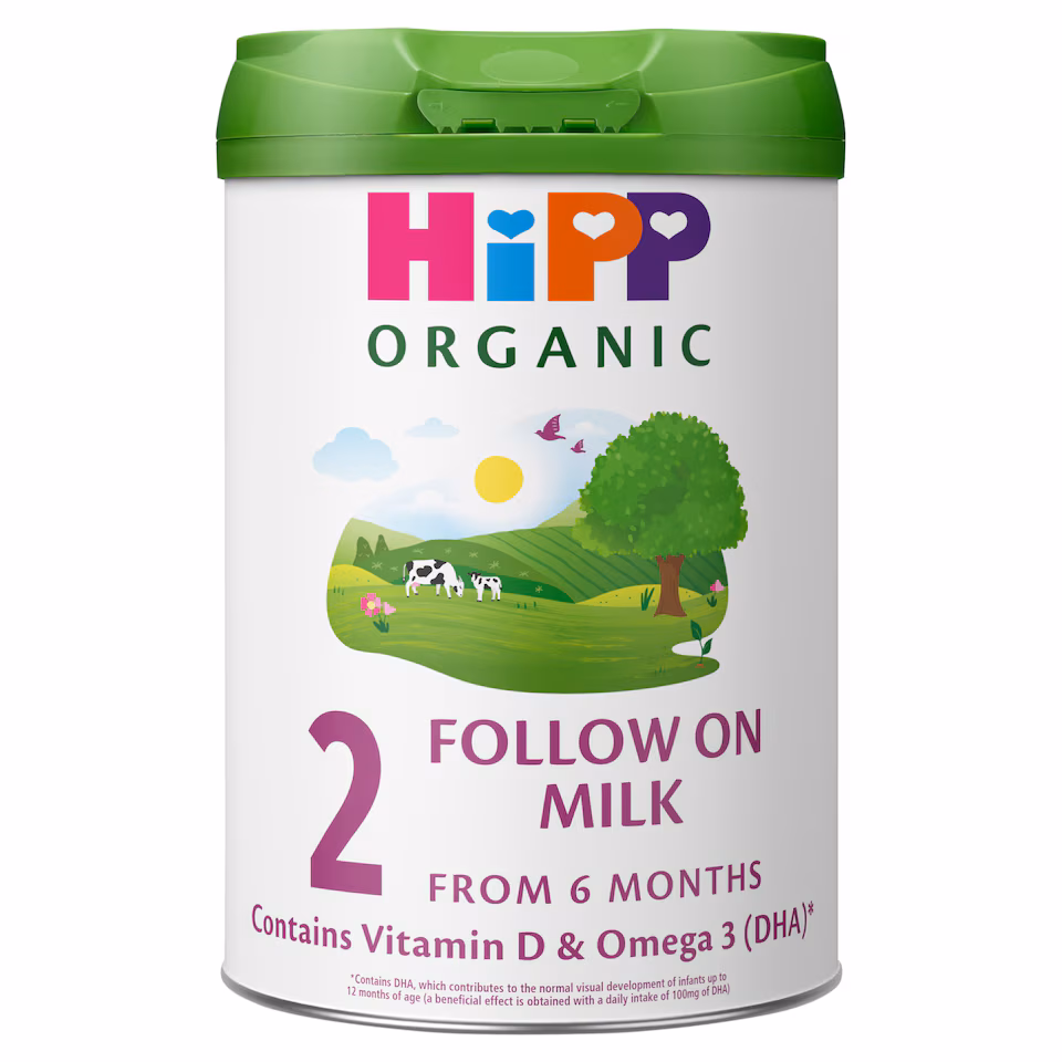 HiPP Organic 2 Follow on Baby Milk Powder Formula, From 6 Months, 800g