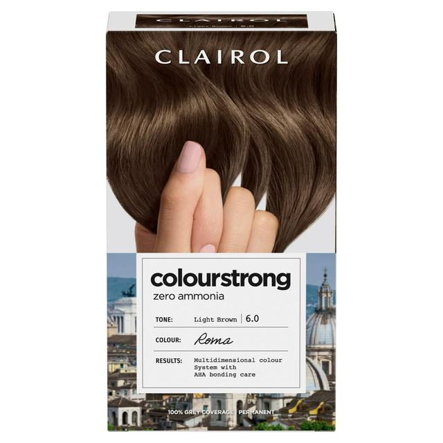 Clairol Colour Strong Light Brown 6.0 Permanent Hair Dye