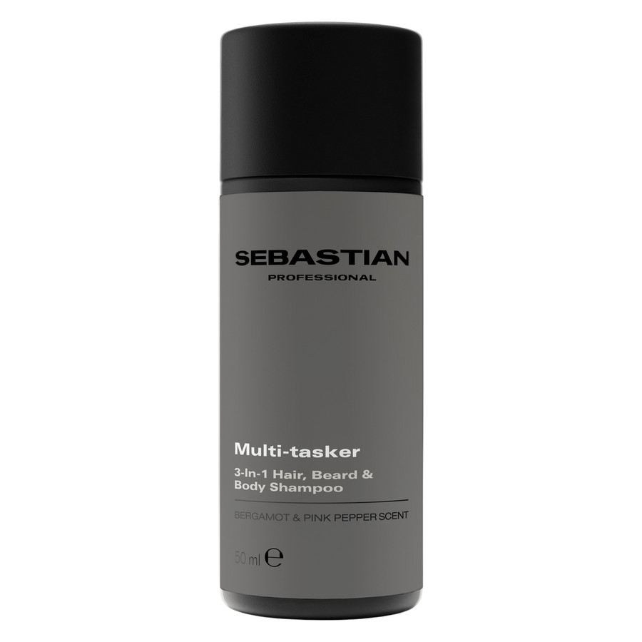 Sebastian Professional Multitasker for Men 3-in-1 Hair, Beard and Body Shampoo 50ml