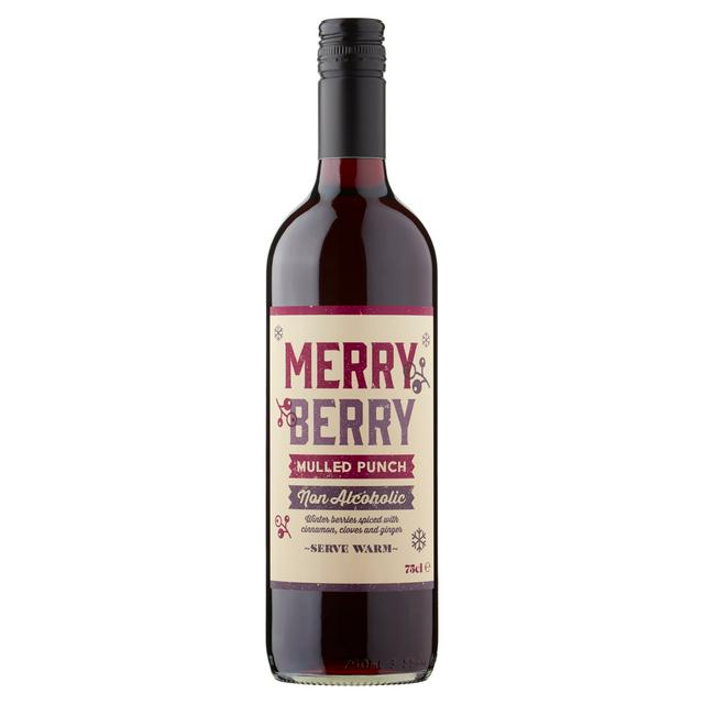 Sainsbury's 0.0%  Alcohol Free Merry Berry Mulled Punch Wine Based Drink 75cl