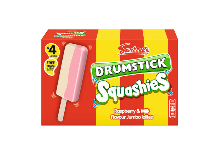 Drumstick Squashies Ice 4stk Swizzels