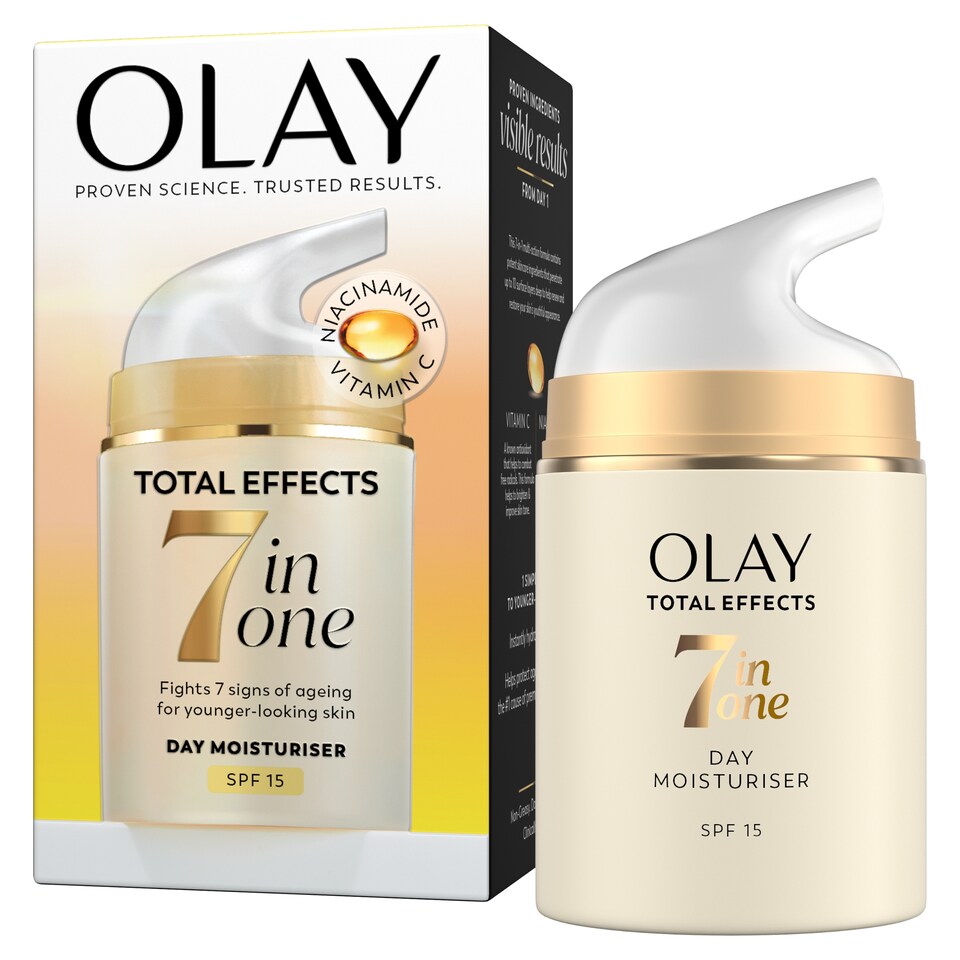 Olay Total Effects 7 in One Day Moisturiser Nourish & Protect SPF 15 37ml