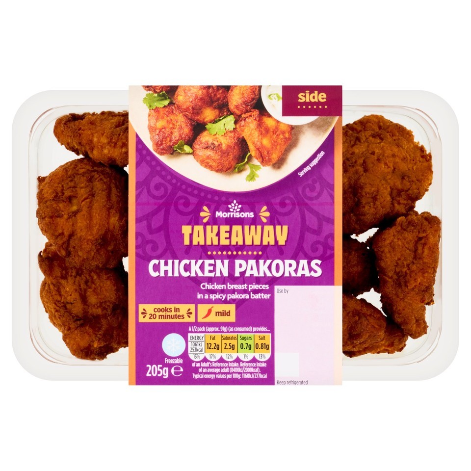 Morrisons Chicken Pakoras 205g
