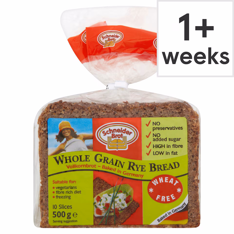 Schneiderbrot Whole Grain Vollkornbrot Rye Bread 500g
