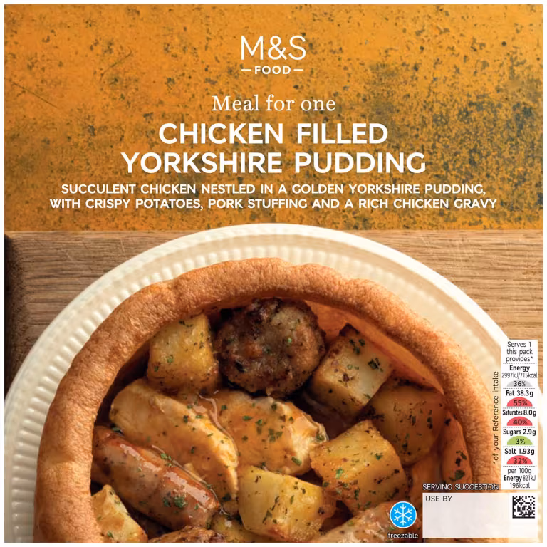 M&S Chicken Filled Yorkshire Pudding Meal For One