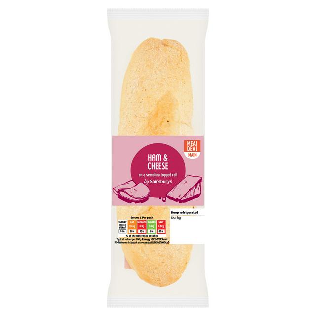 Sainsbury's On the Go Ham & Cheese Sub Roll