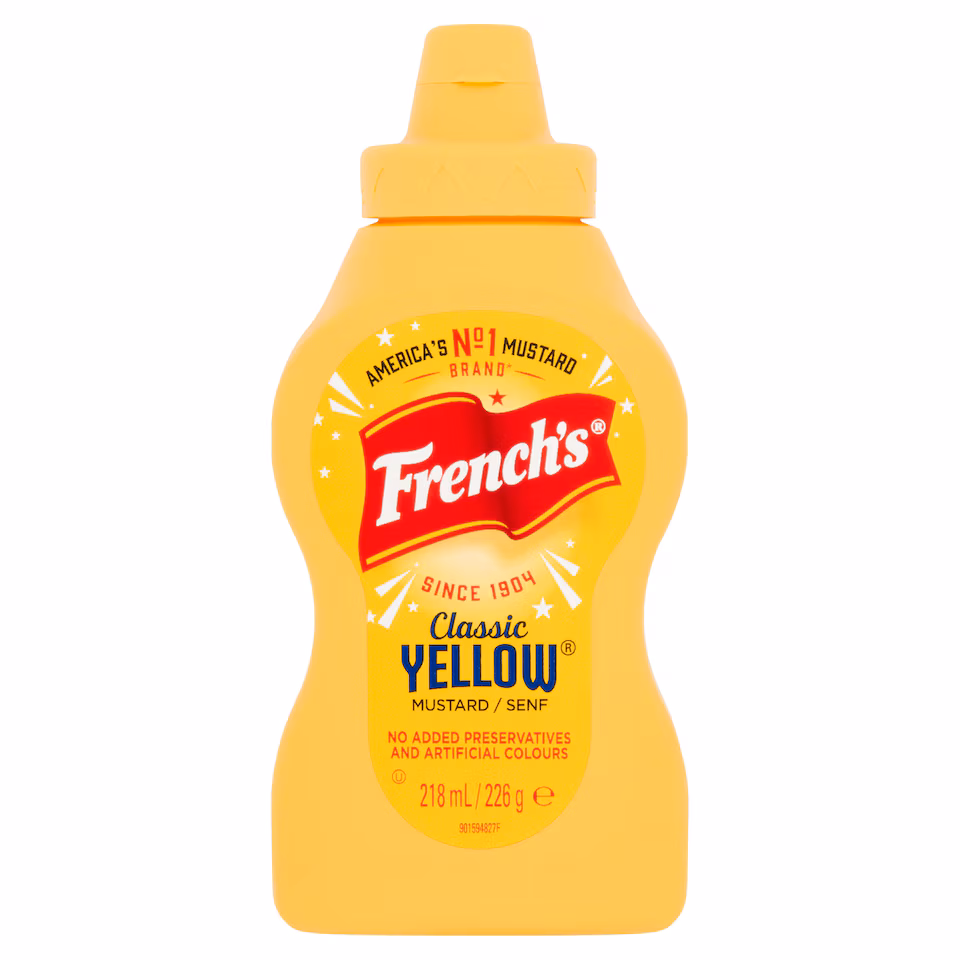 French's American Classic Yellow Squeezy Mustard 226G