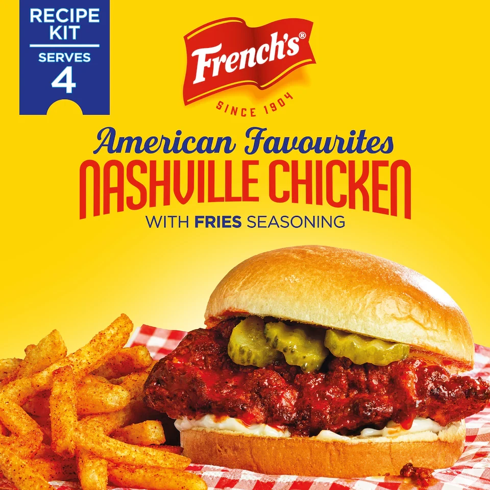 French's Nashville Chicken with Fries Seasoning Recipe Kit 105G