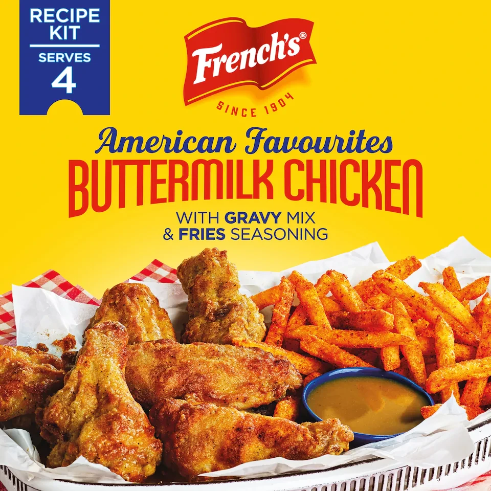 French's Buttermilk Chicken with Fries Seasoning Recipe Kit 85G