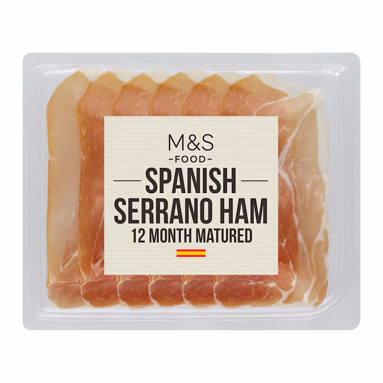 M&S Spanish 12 Month Matured Serrano Ham