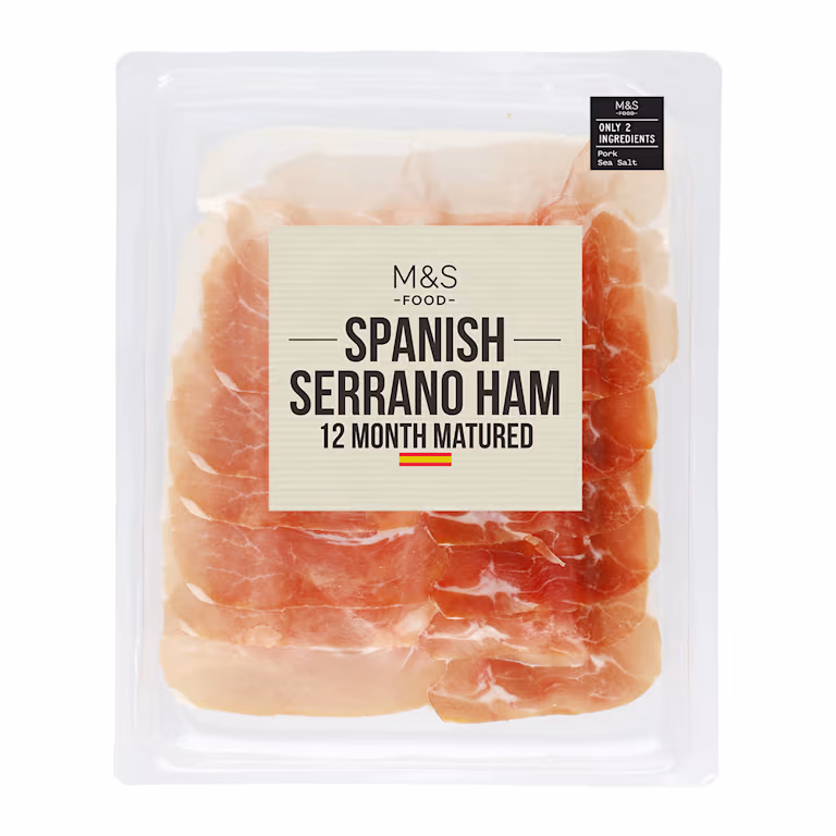 M&S Spanish 12 Month Matured Serrano Ham