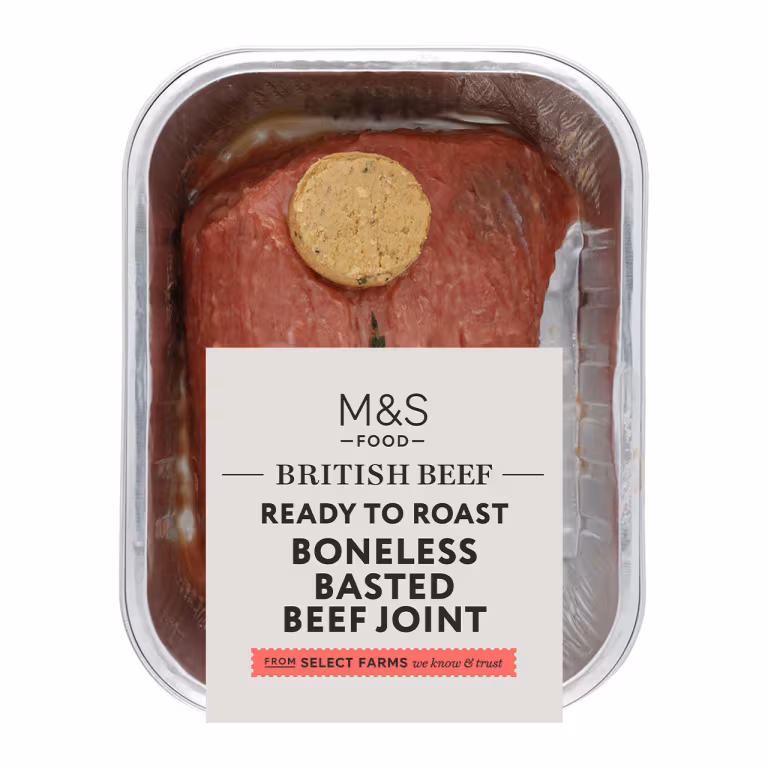 M&S Boneless Basted British Beef Joint