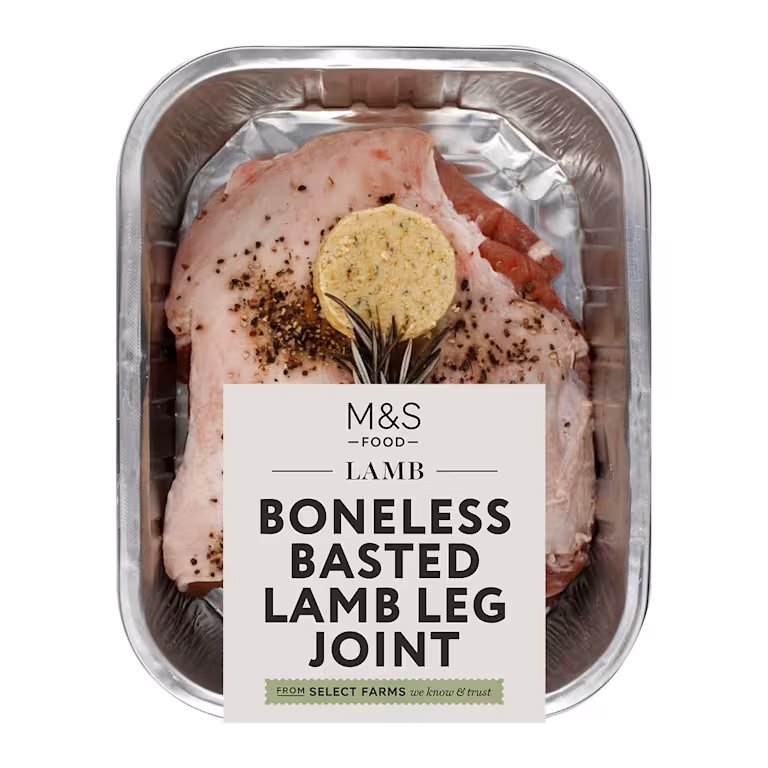 M&S Boneless Basted Lamb Leg Joint