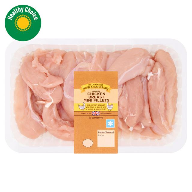 Sainsbury's 1kg British Chicken Breast Mini Fillets