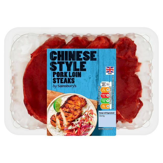 Sainsbury's Chinese Style Pork Loin Steaks 440g