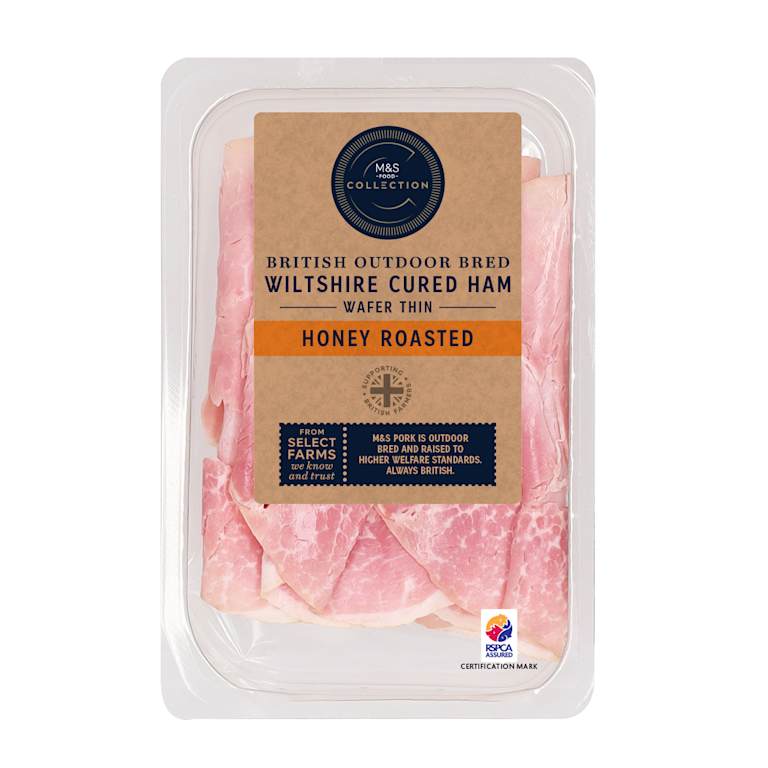 M&S British Outdoor Bred Wiltshire Cured Honey Roast Ham