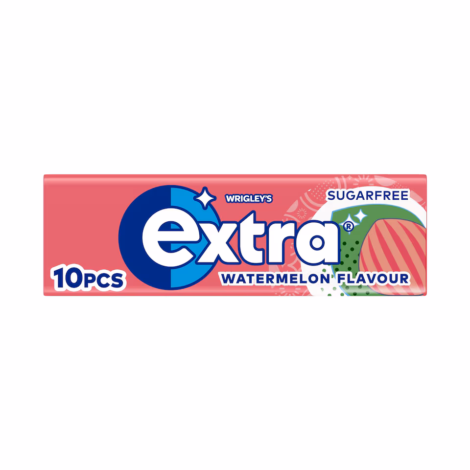 Wrigley's Extra Sugar Free Watermelon Gum 10 Pieces 14G