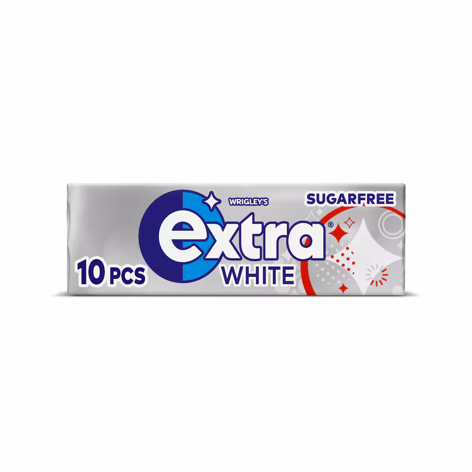 Extra White Sugarfree Chewing Gum 10 Pieces