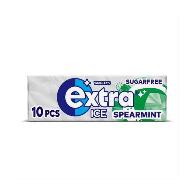 Extra Ice Spearmint Sugarfree Chewing Gum 10 Pieces