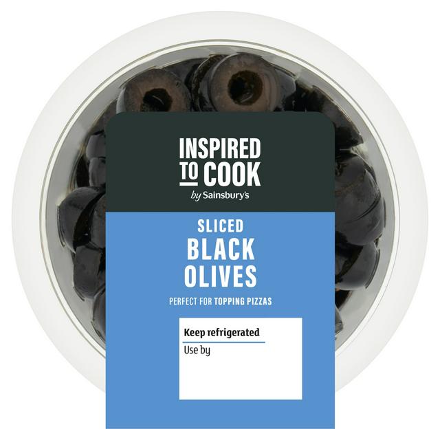 Sainsbury's Sliced Black Olives 100g
