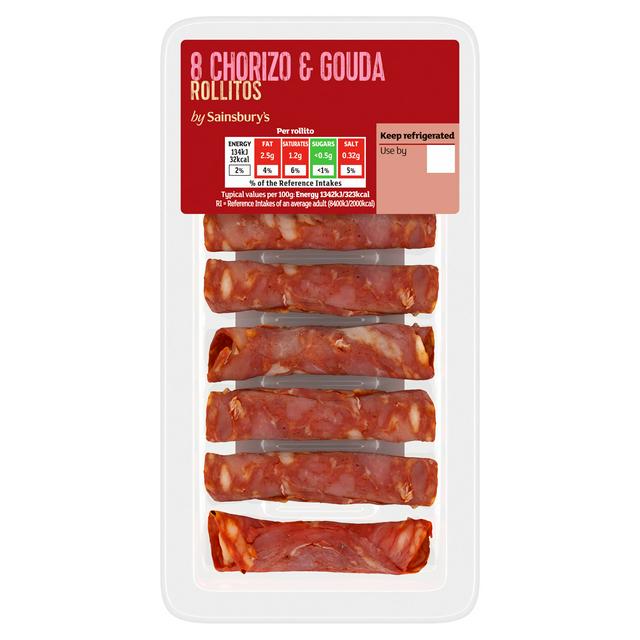 Sainsbury's Chorizo & Gouda Rollitos x8 80g