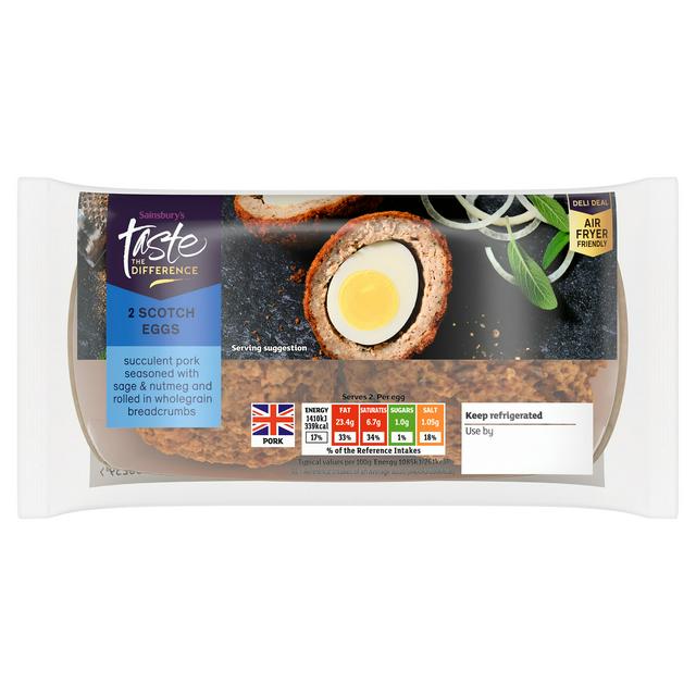 Sainsbury's Scotch Eggs, Taste the Difference x2 260g