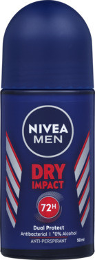 Nivea Men Dry Impact Deodorant Roll-on, 50ml