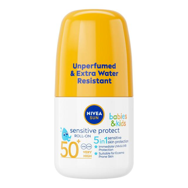 Nivea Sun Kids Protect & Sensitive Sun Cream Roll On SPF50+ 50ml