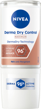 Nivea Deoodorant Roll-on Derma Dry, 50ml