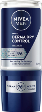 Nivea Men Deoodorant Roll-on Derma Dry, 50ml