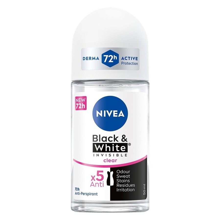 NIVEA Deo Black & White Invisible Clear Roll-On 50ml