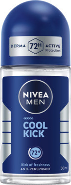 NIVEA Men Deo Cool Kick Roll-on, 50ml
