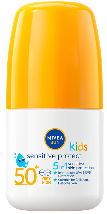 NIVEA Sun KIDS Sensitive Roll-on SPF 50+, 50ml