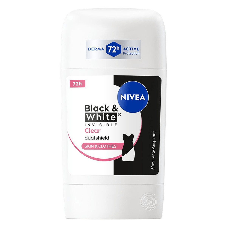 NIVEA Deo Black & White Anti-Stain Invisible Stick 50ml