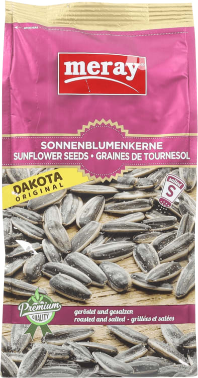 Solsikkefrø Dakota Saltet 250g Meray