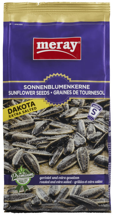 Solsikkefrø Dakota Ekstra Salt 250g Meray